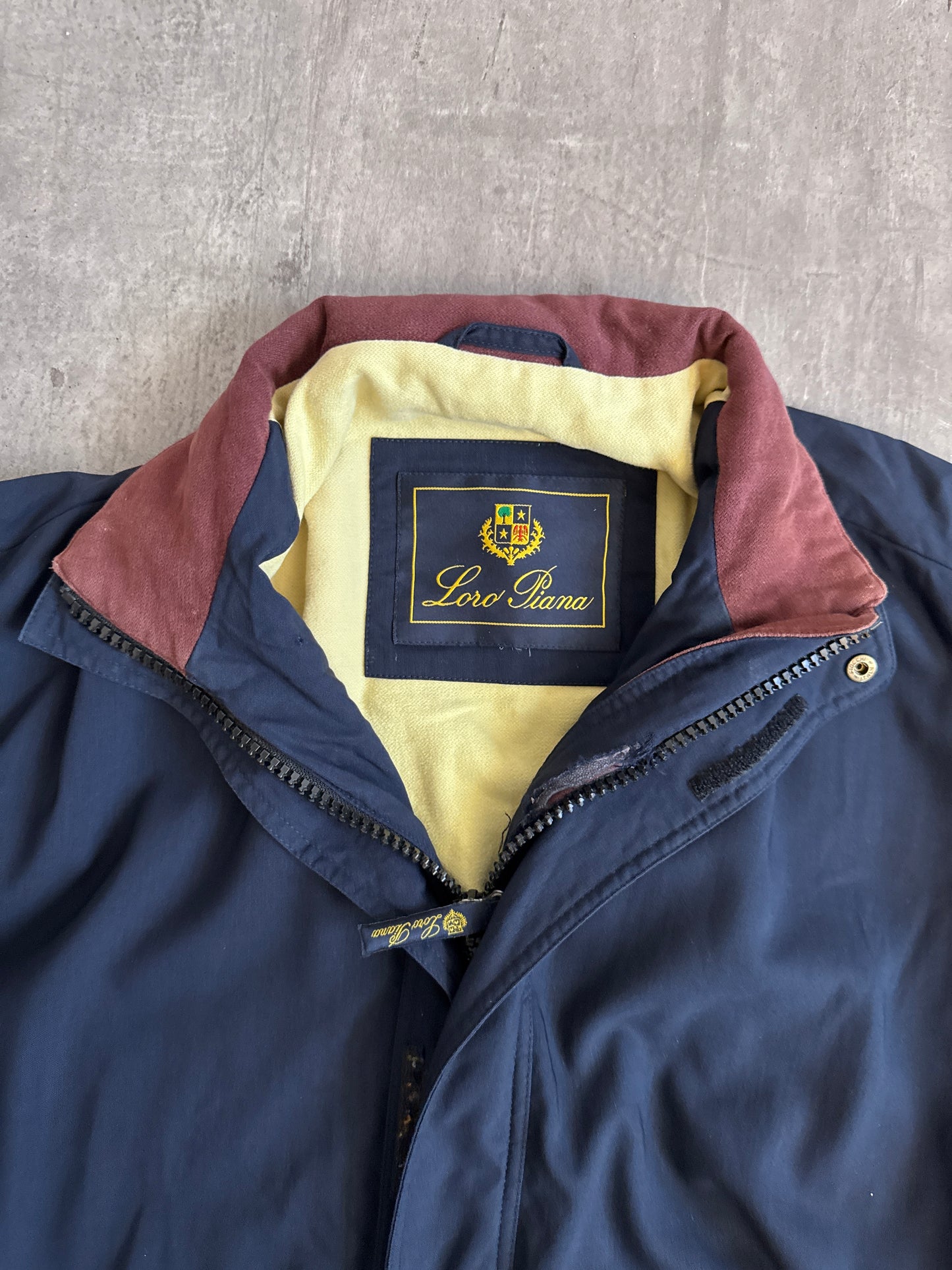 Loro Piana Navy Defenders Padded Navy Jacket