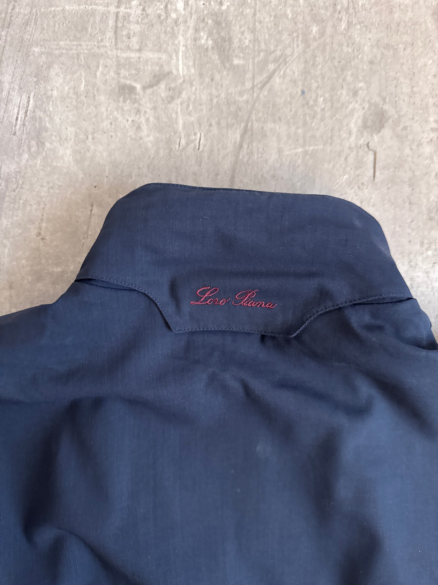 Loro Piana Navy Defenders Padded Navy Jacket