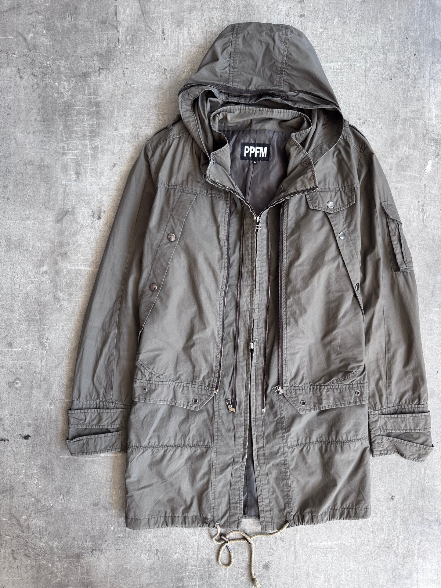 PPFM Cargo Military Style Utility Jacket