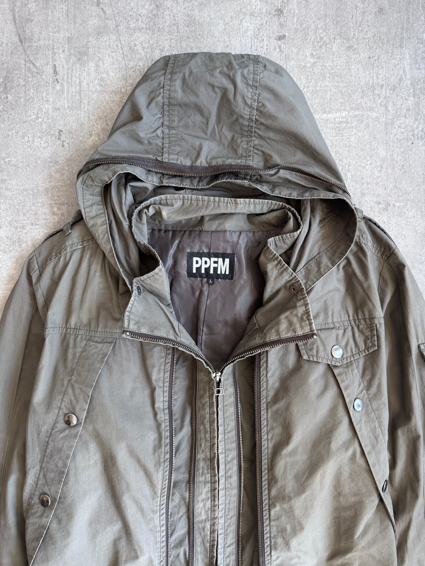 PPFM Cargo Military Style Utility Jacket