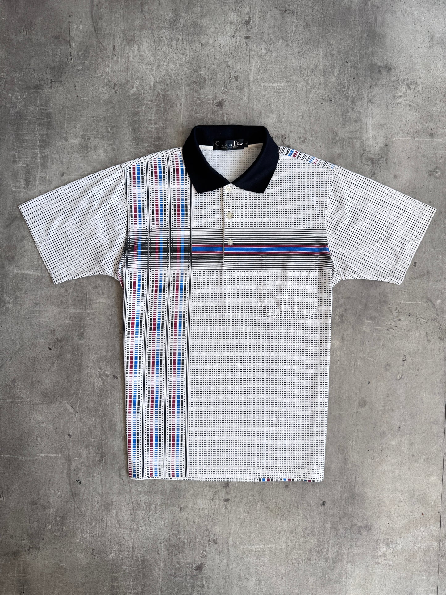 Christian Dior Boutique Graphic Print SS Polo Shirt