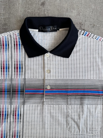 Christian Dior Boutique Graphic Print SS Polo Shirt