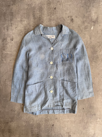 Christian Dior Sports Logo Patchpocket Light Linen Shirt