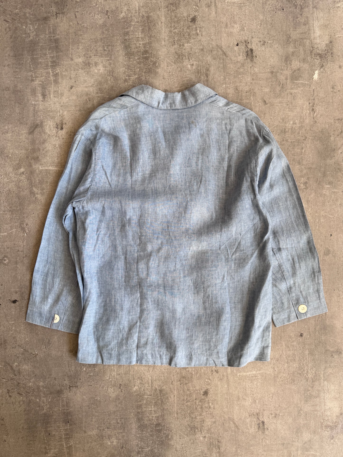 Christian Dior Sports Logo Patchpocket Light Linen Shirt