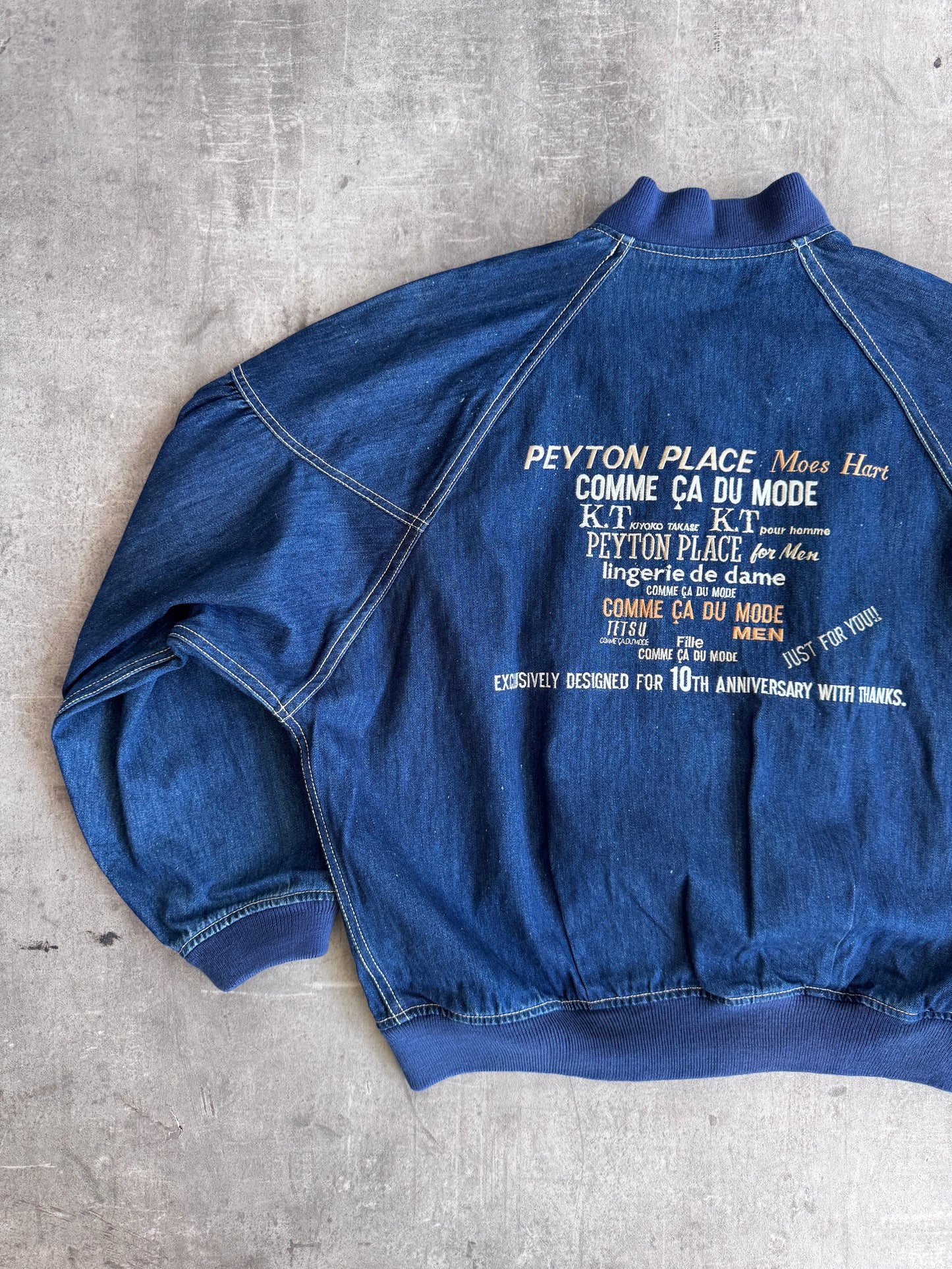 1995 PPFM 10th Anniversary Japanese Denim Bomber
