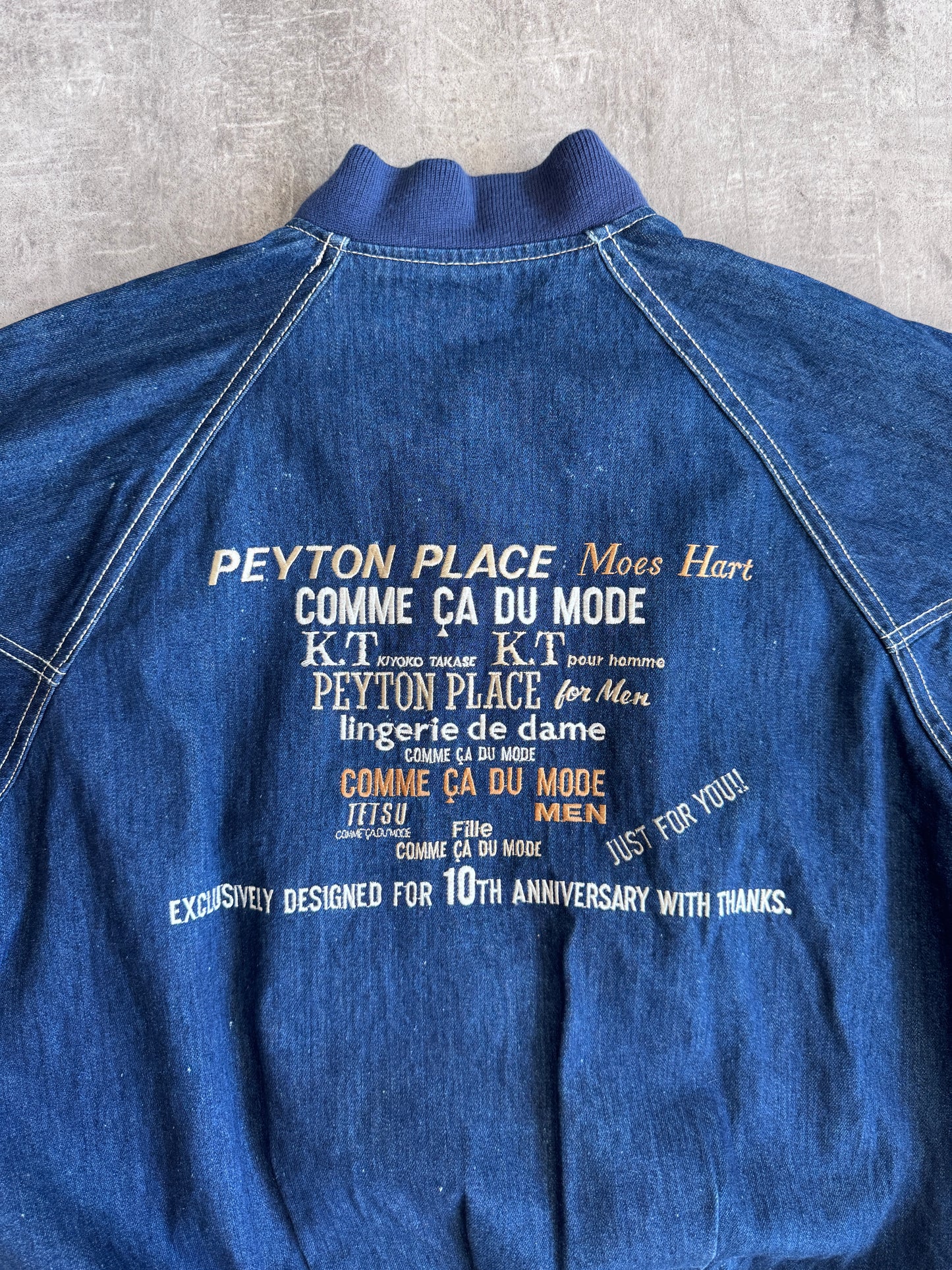 1995 PPFM 10th Anniversary Japanese Denim Bomber