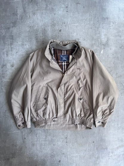 Burberry Nova Check Lined Modular Harrington Jacket