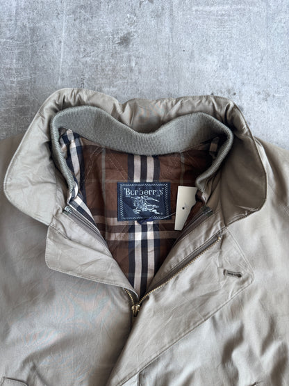 Burberry Nova Check Lined Modular Harrington Jacket