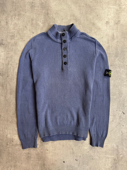 Stone Island Re-issue Washed Blue Knit Jumper