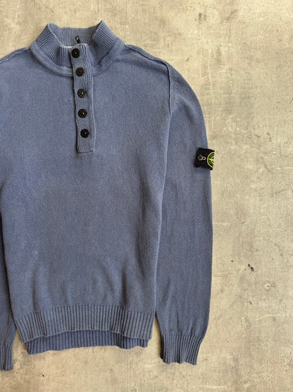 Stone Island Re-issue Washed Blue Knit Jumper
