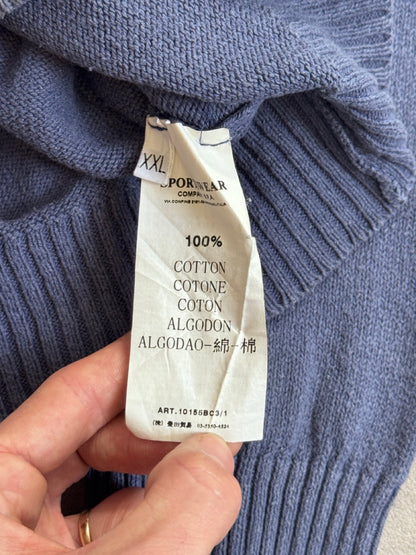 Stone Island Re-issue Washed Blue Knit Jumper