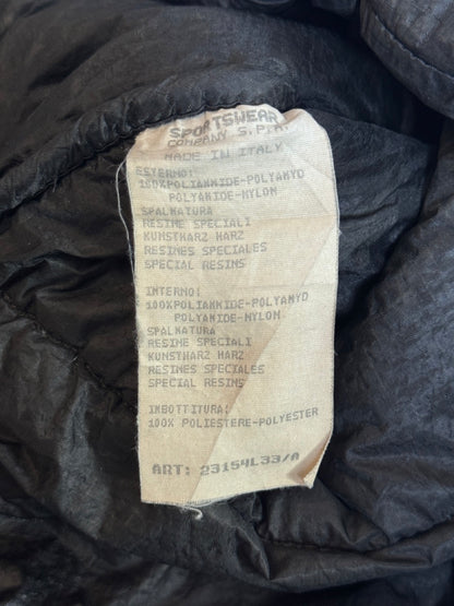 A/W 1995 Stone Island Dark Grey Crinkle Padded Jacket