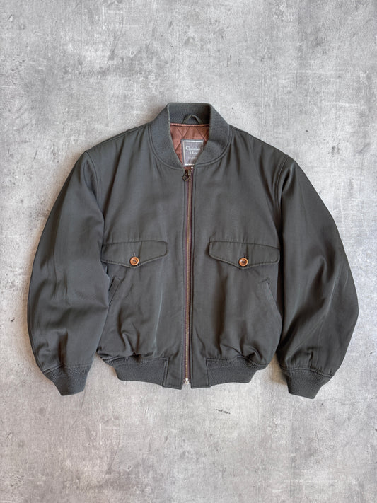 1980s Christian Dior Deep Olive Two Pocket Blouson