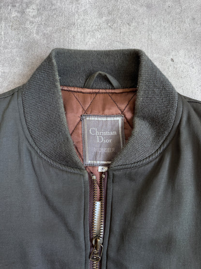 1980s Christian Dior Deep Olive Two Pocket Blouson