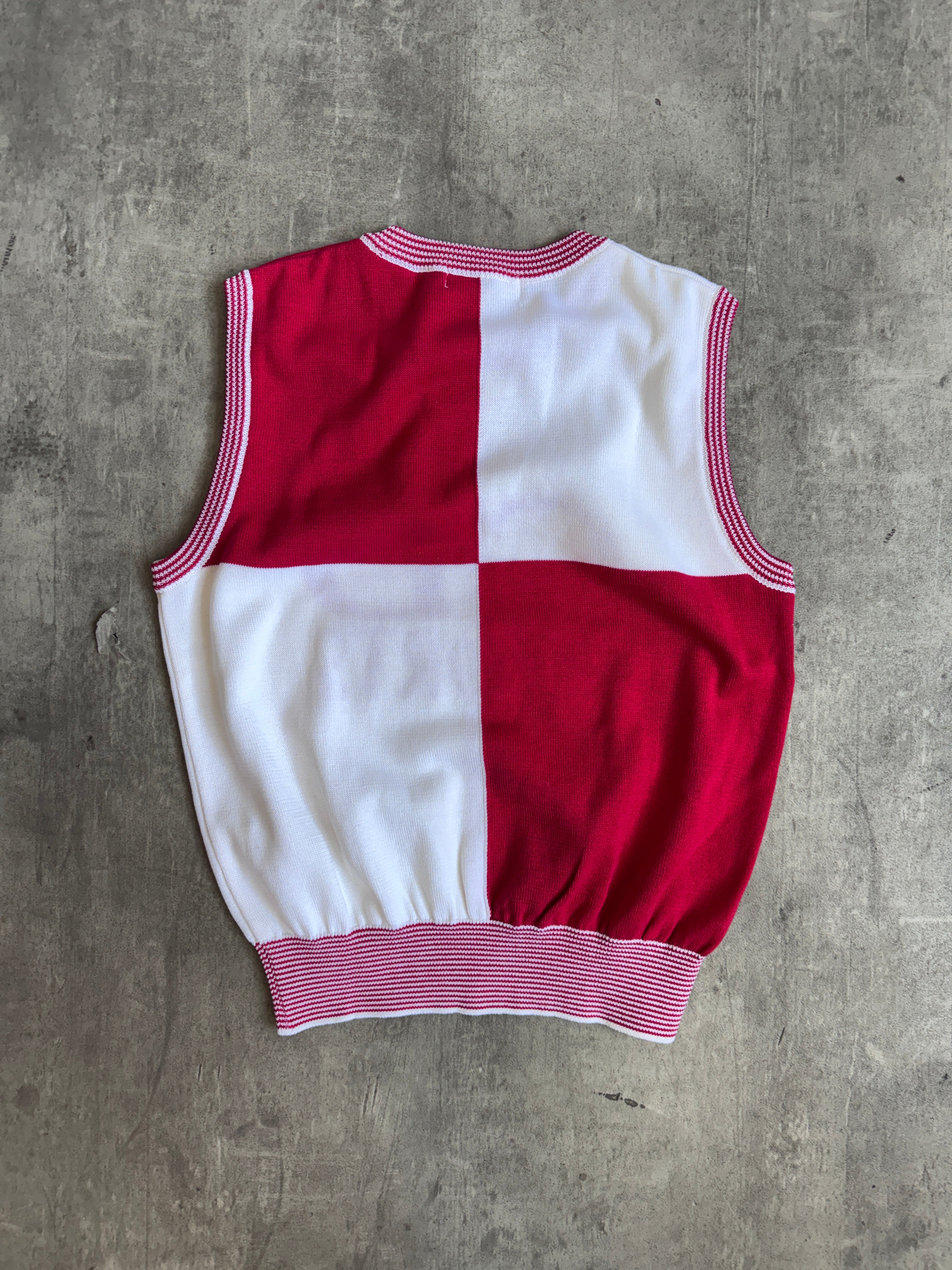 1990s Christian Dior Quartered Logo Sweater Vest – Vintage