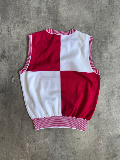 1990s Christian Dior Quartered Logo Sweater Vest