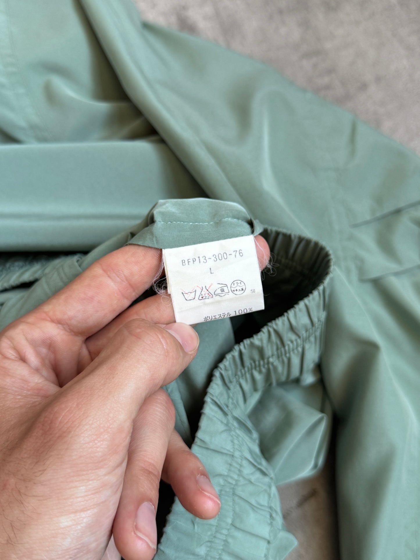1990's Burberry Sage Green Summer Work Blouson