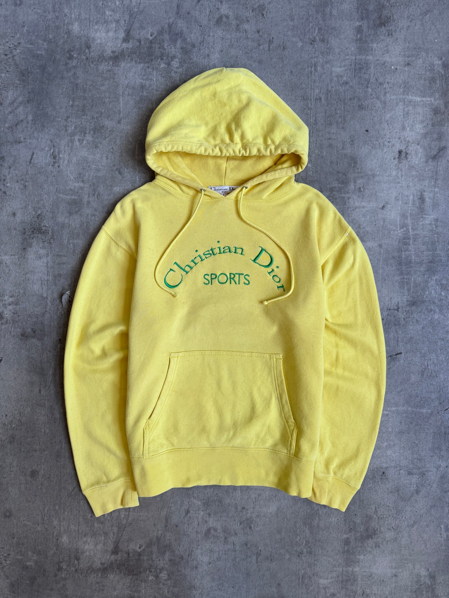 Christian Dior Sports Embroidered Drawcord Hooded Sweatshirt