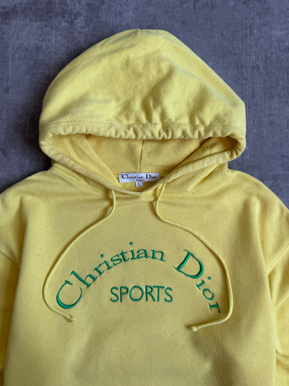 Christian Dior Sports Embroidered Drawcord Hooded Sweatshirt