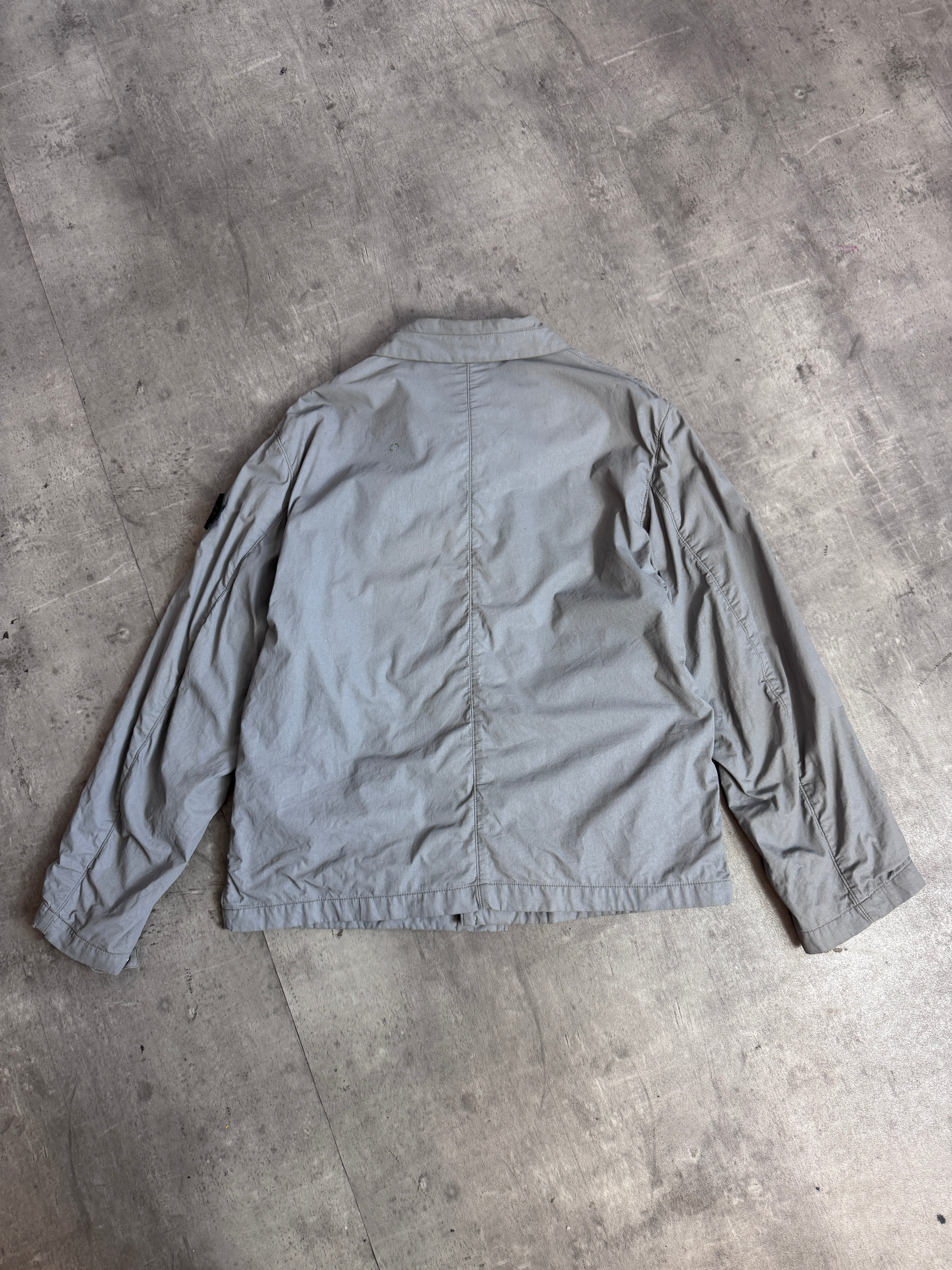 S/S Stone Island 1999' Grey Cotton Button Down Multipocket Tech