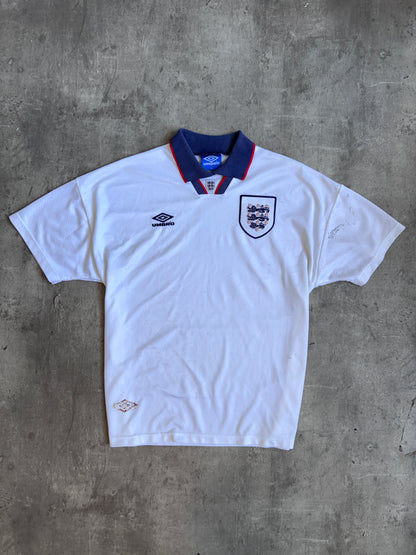 1993-94 England x Umbro Home Football Tee