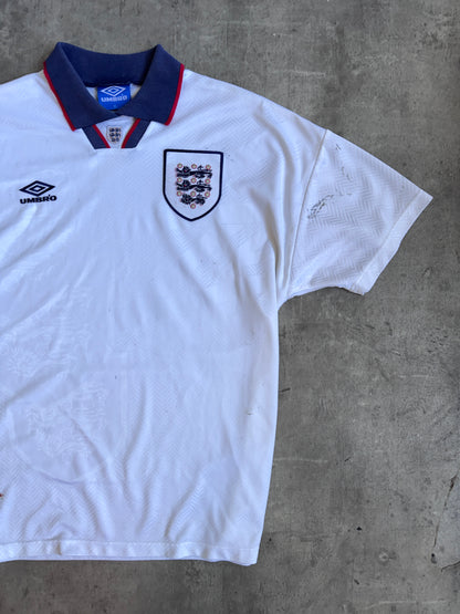 1993-94 England x Umbro Home Football Tee