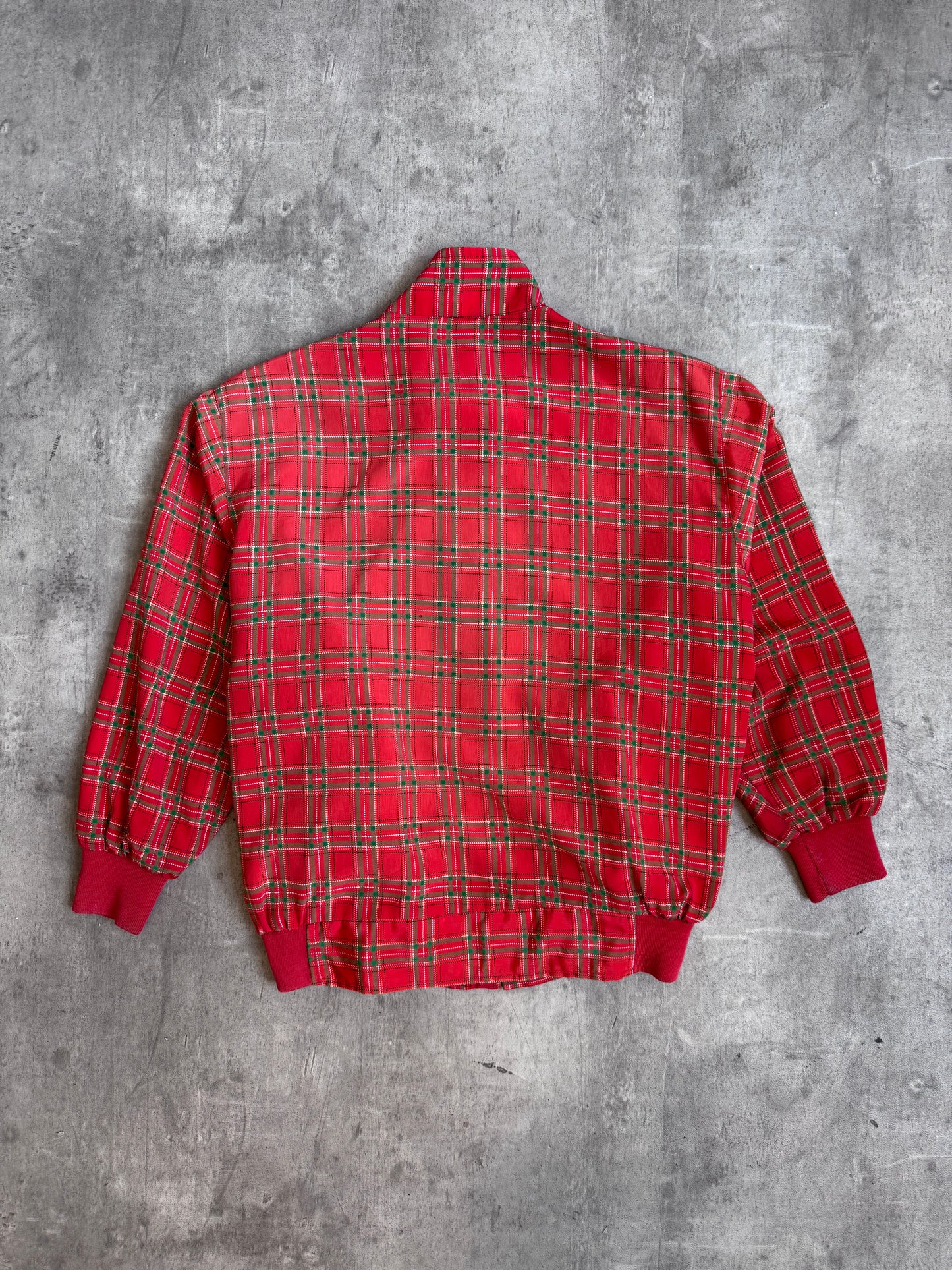 1980's YvesSaintLaurent Tartan Check Harrington Jacket
