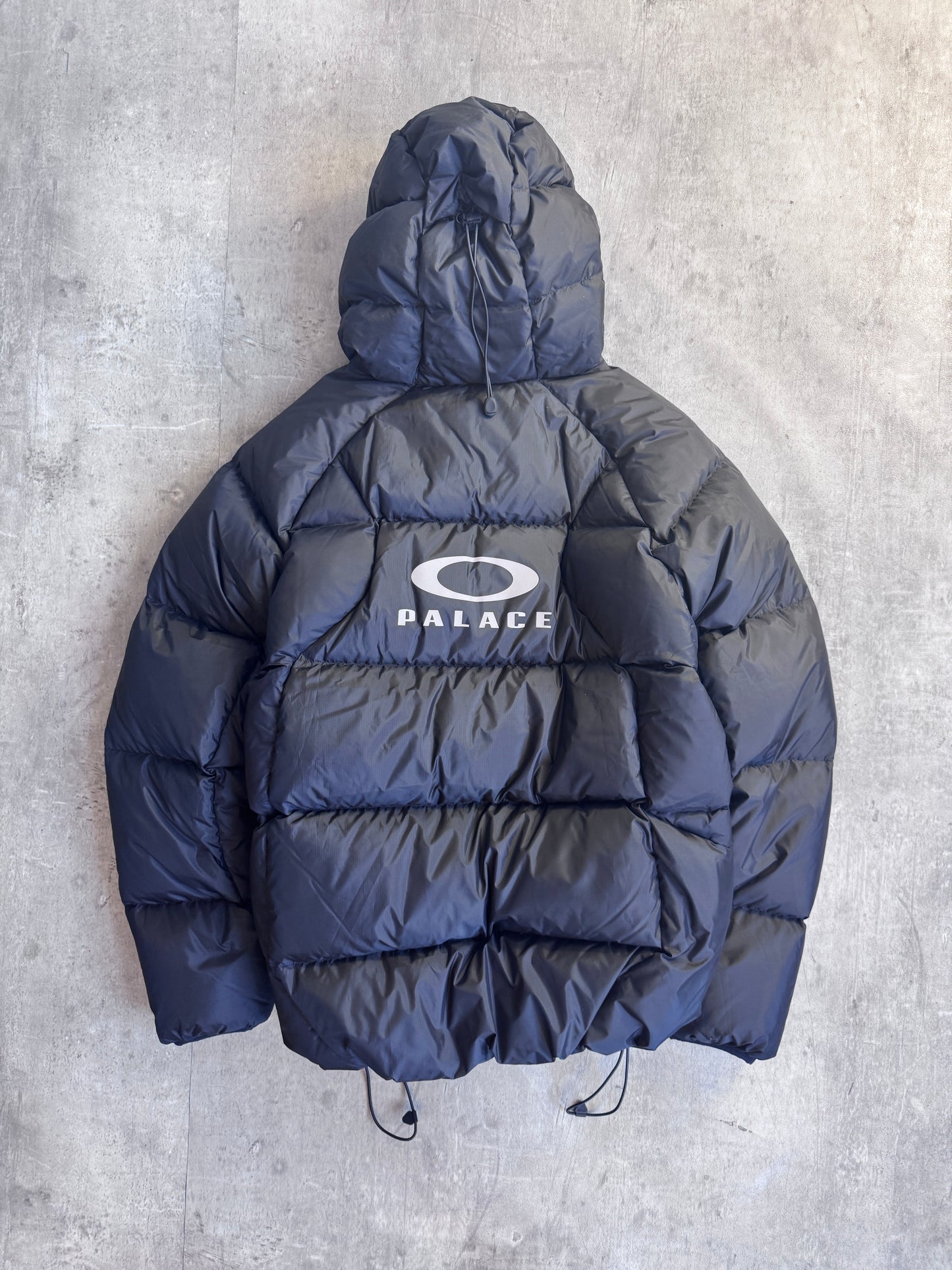 Palace x Oakley Black Hooded Puffer Jacket