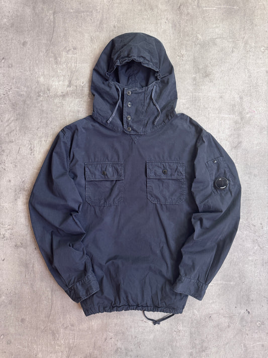 S/S 2018 C.P. Company Black Pullover Hooded Lens Smock