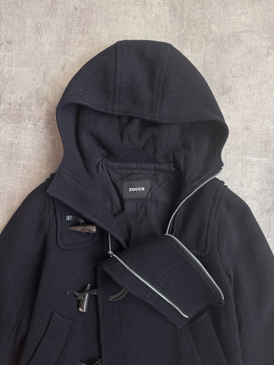 Issey Miyake Zucca Double Zip Cropped Duffle Parka