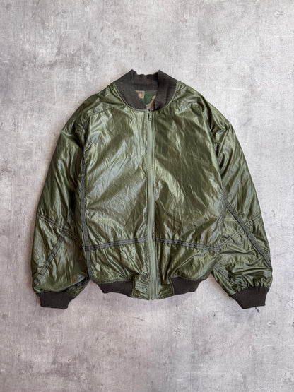VT Rework: Reversible Army & Camo Print Convertible Bomber Jacket