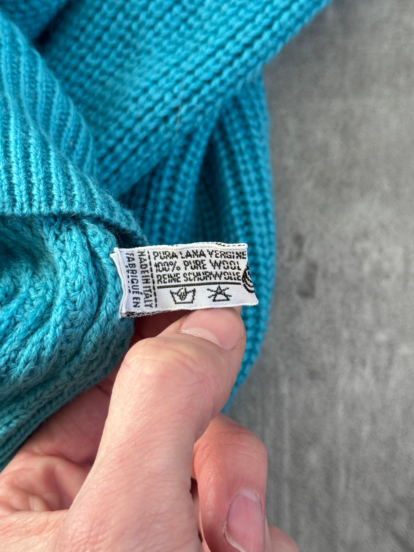 80s Moncler Cable Knit Sweater