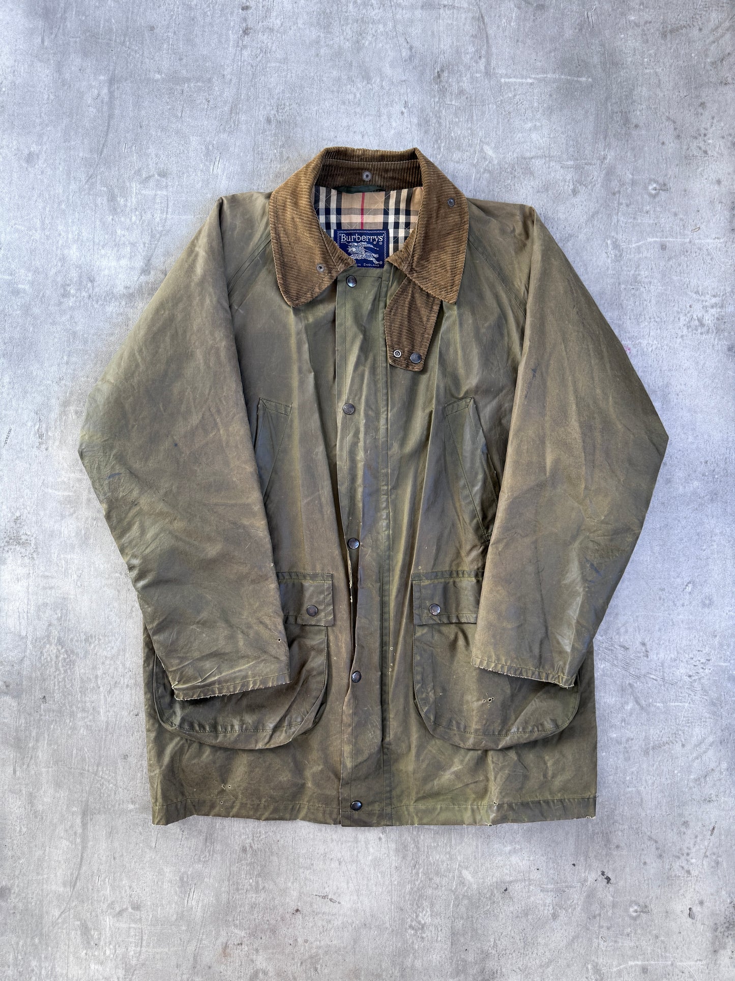 Burberry Waxed Canvas Coat