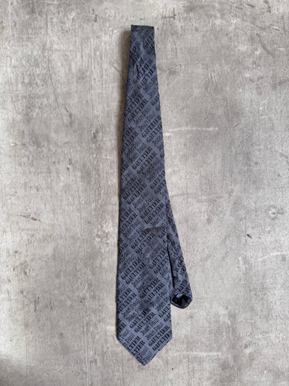 JPG Grey Spellout Tie