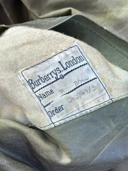 Burberry Waxed Canvas Coat