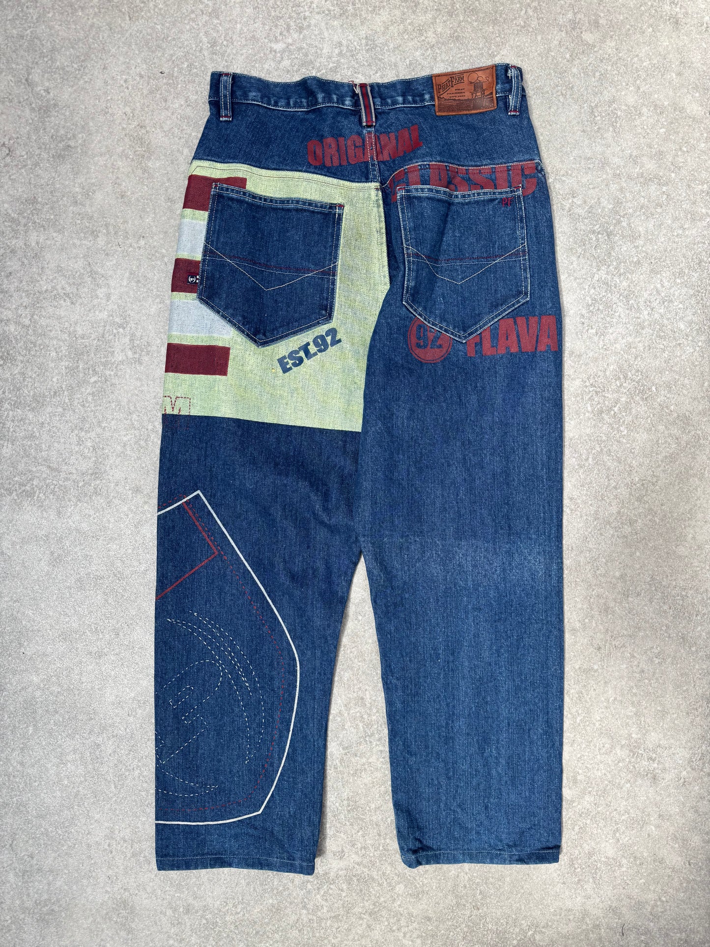 Phat Farm American Grpahic Denim Jeans