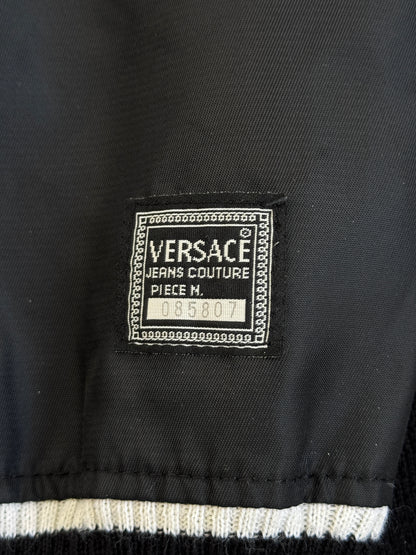 Versace Jeans Couture Knit Sleeve Cropped Jacket