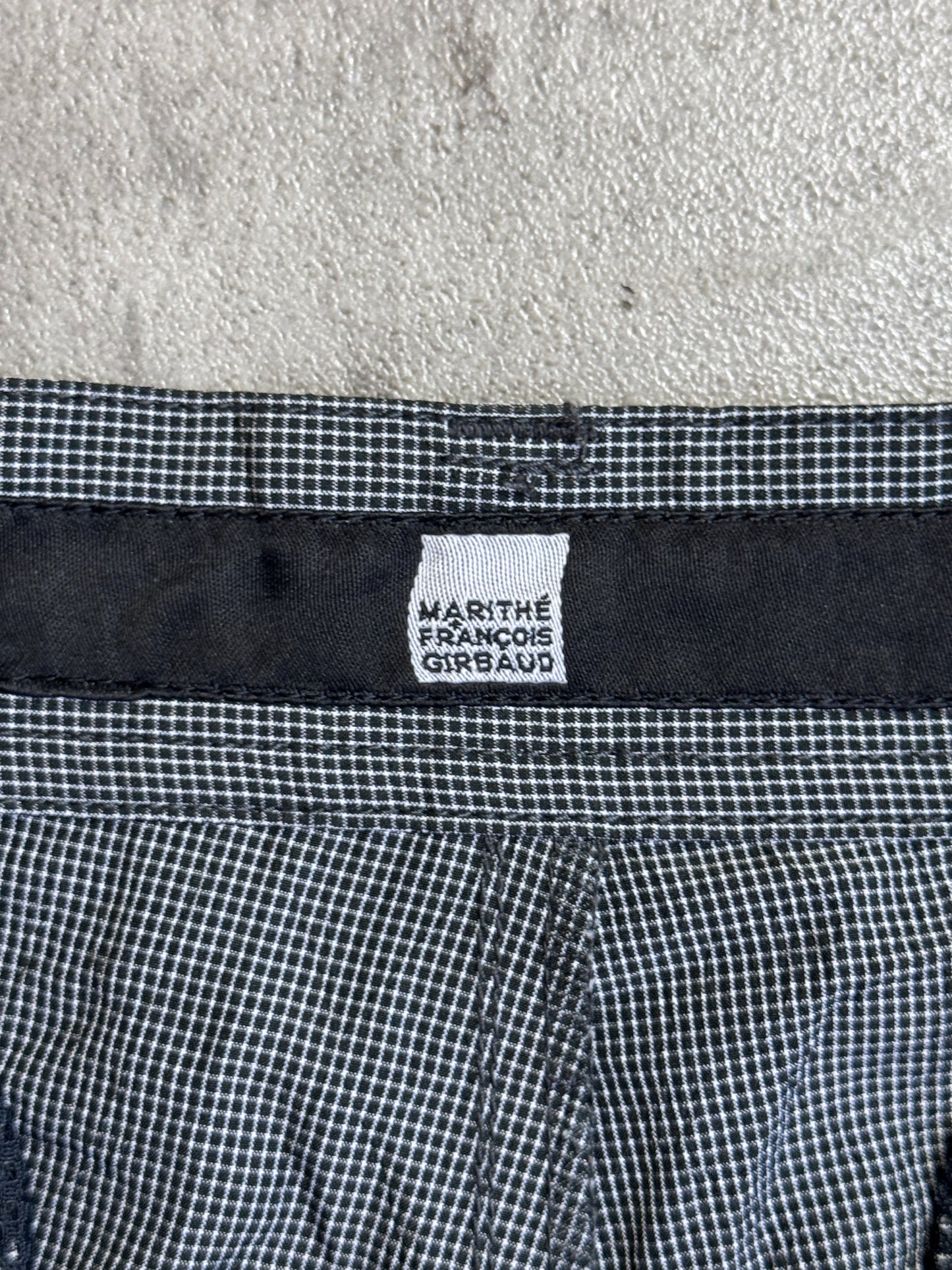 Marithe Francois Girbaud Grid Cargo Trousers