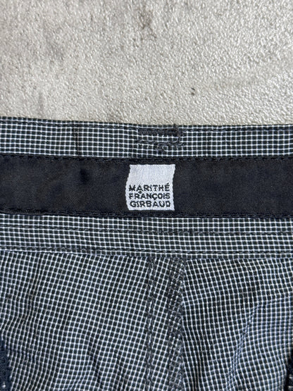 Marithe Francois Girbaud Grid Cargo Trousers