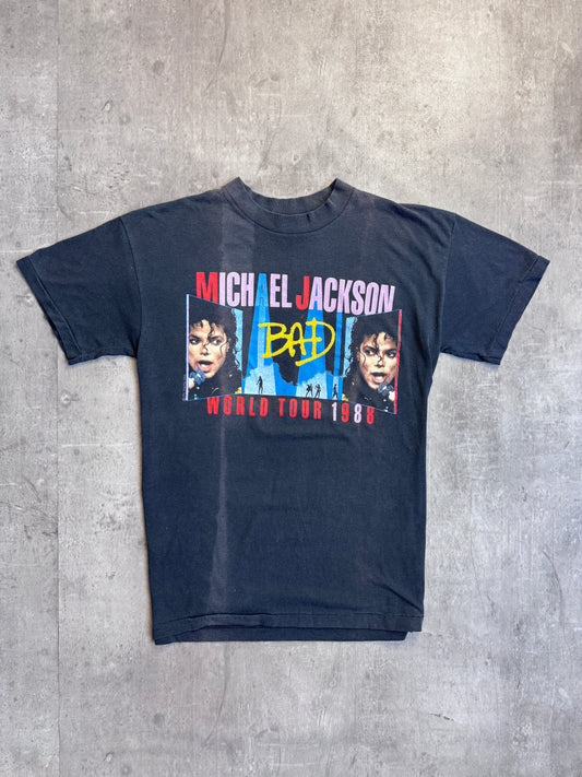 1988 Michael Jackson Bad World Tour Single Stitch Graphic Tee