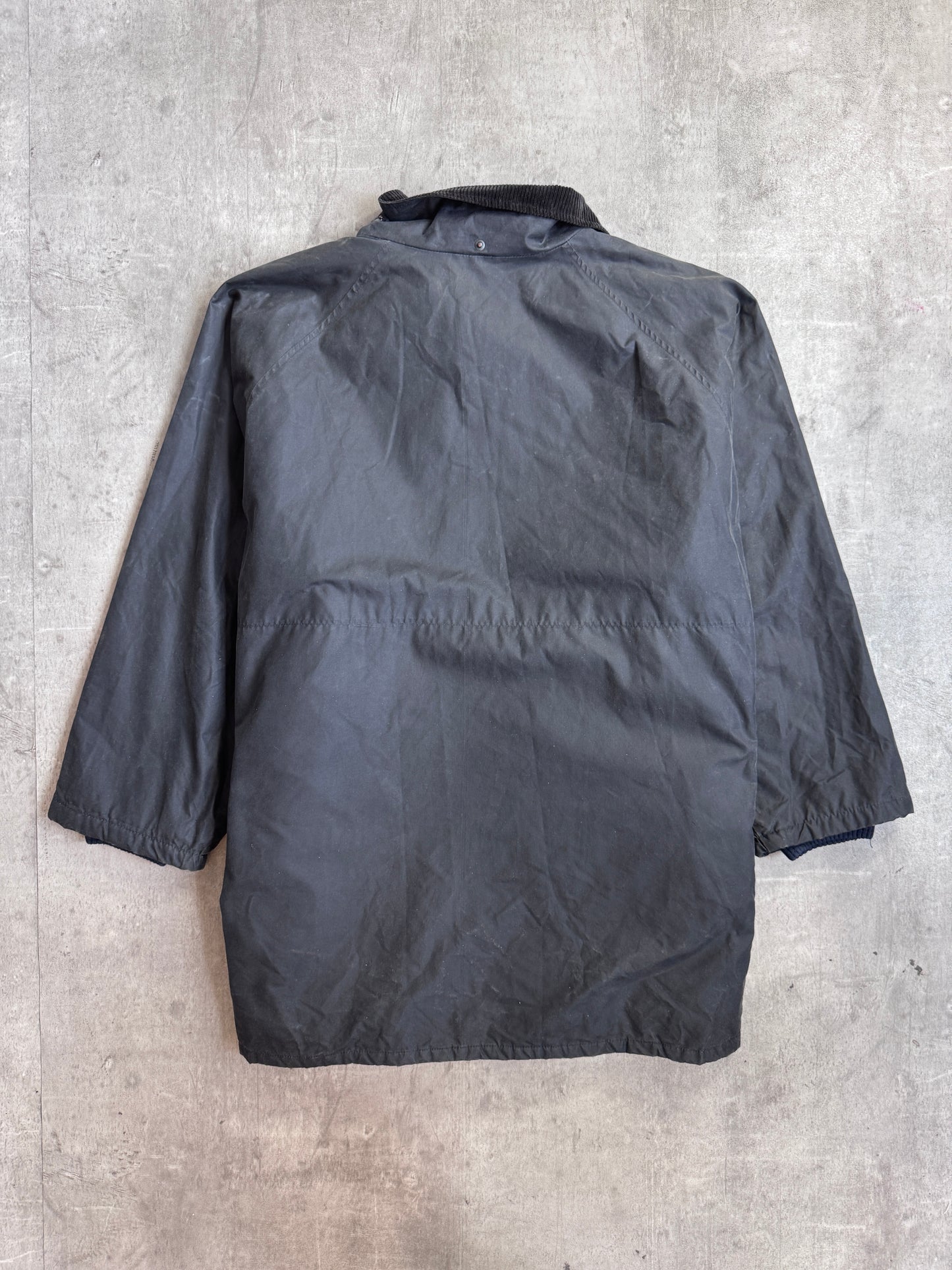 Burberry Waxed Black Overcoat