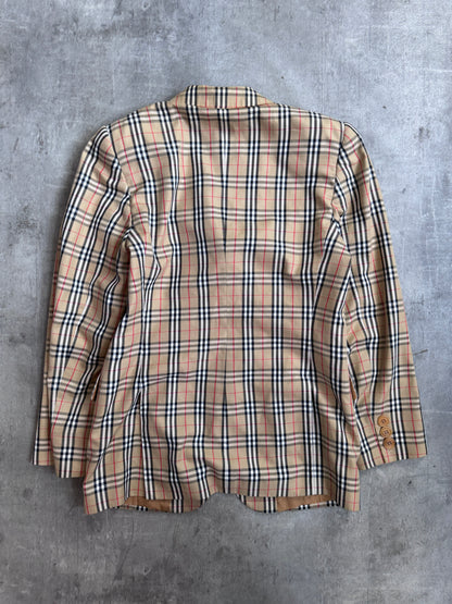 90s Burberry Vintage Nova Check Blazer