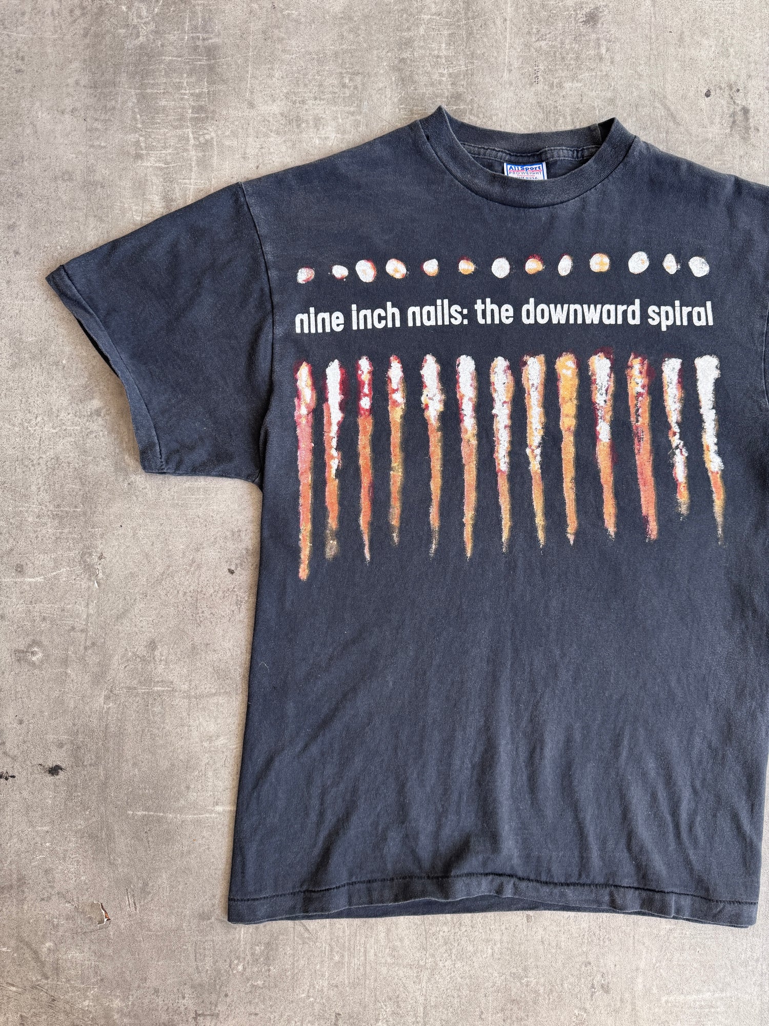 1994 "Single Stitch" Nine Inch Nails "The Downward Spiral" Graphic Tee