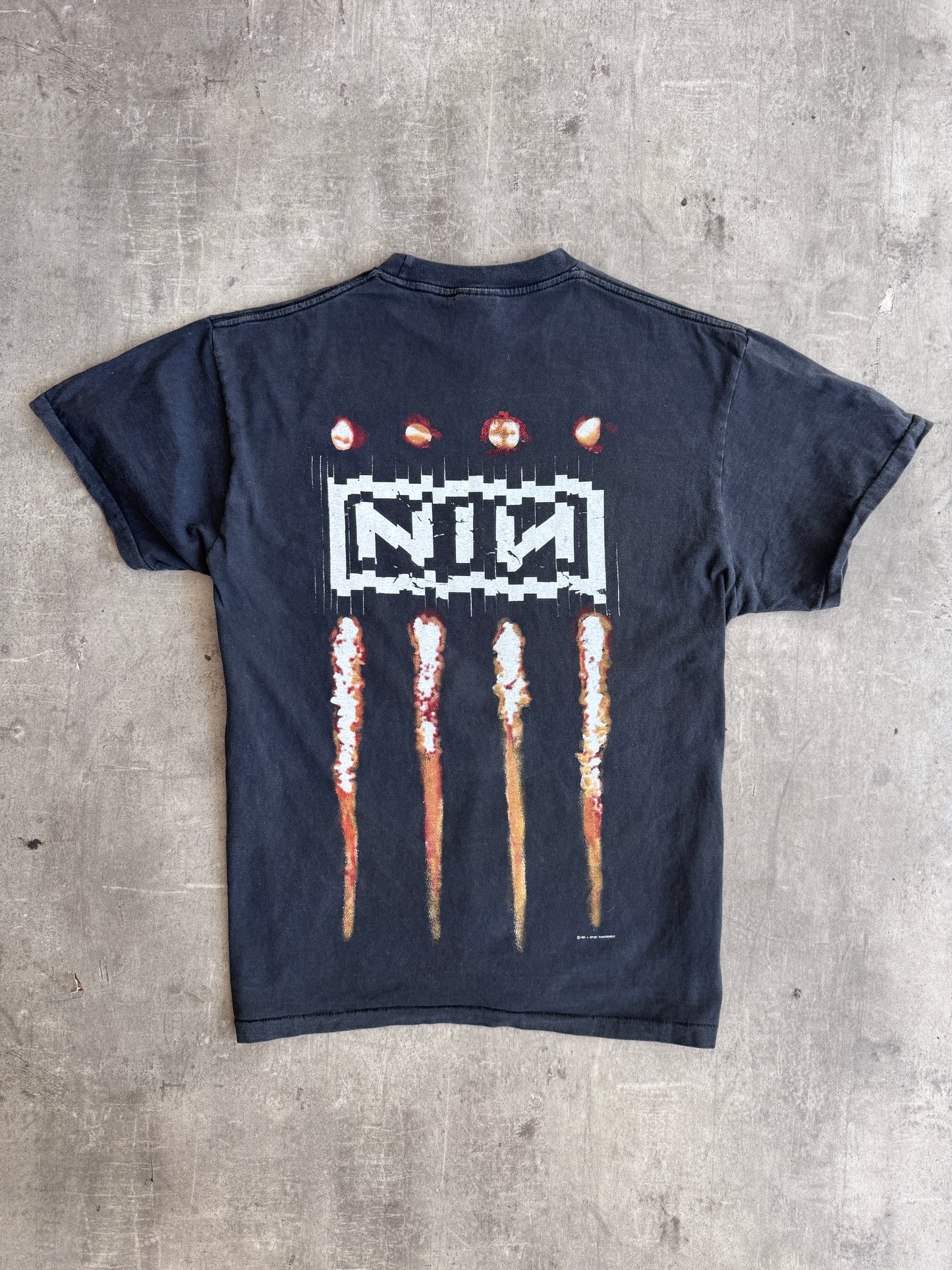 1994 "Single Stitch" Nine Inch Nails "The Downward Spiral" Graphic Tee