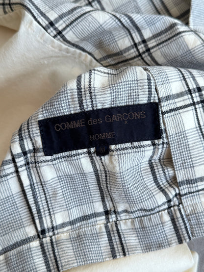 1990s Comme Des Garcons Homme Plaid Front Harrington Jacket (SOLD AS SEEN)