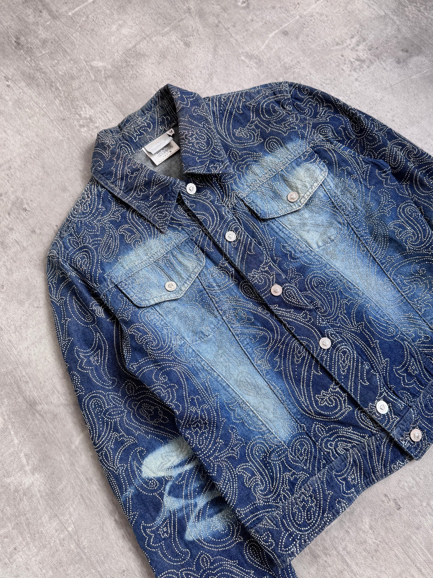 Versace Jeans Denim Diamonte Two-Piece