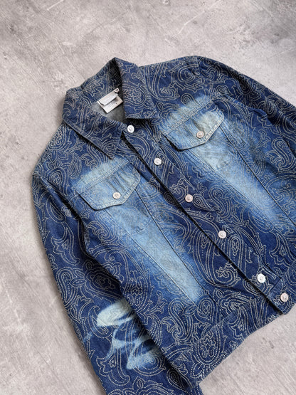 Versace Jeans Denim Diamonte Two-Piece