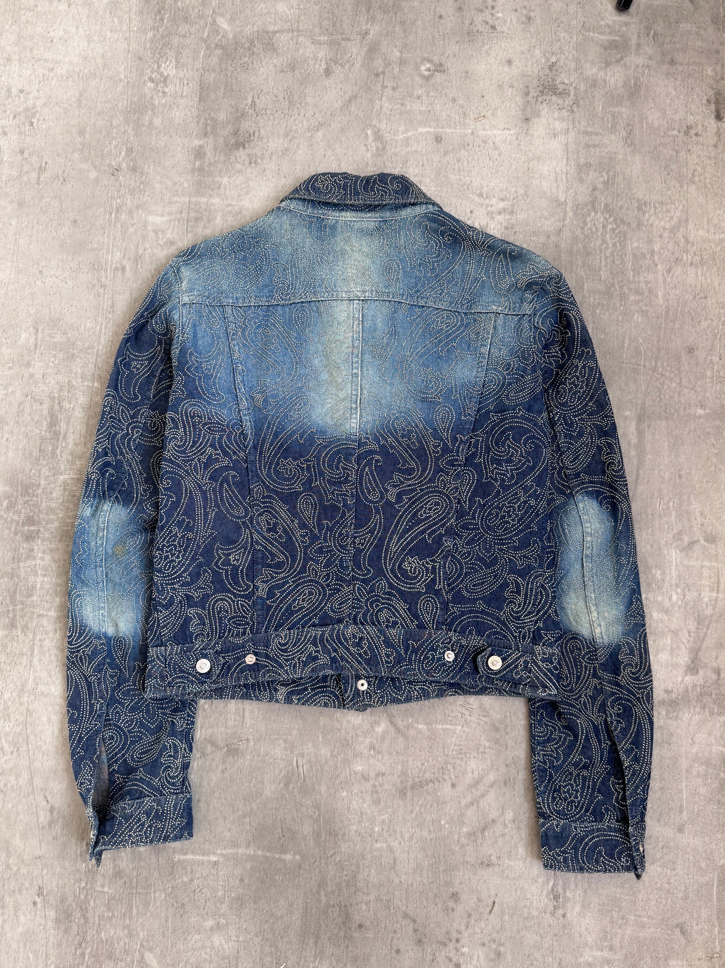 Versace Jeans Denim Diamonte Two-Piece
