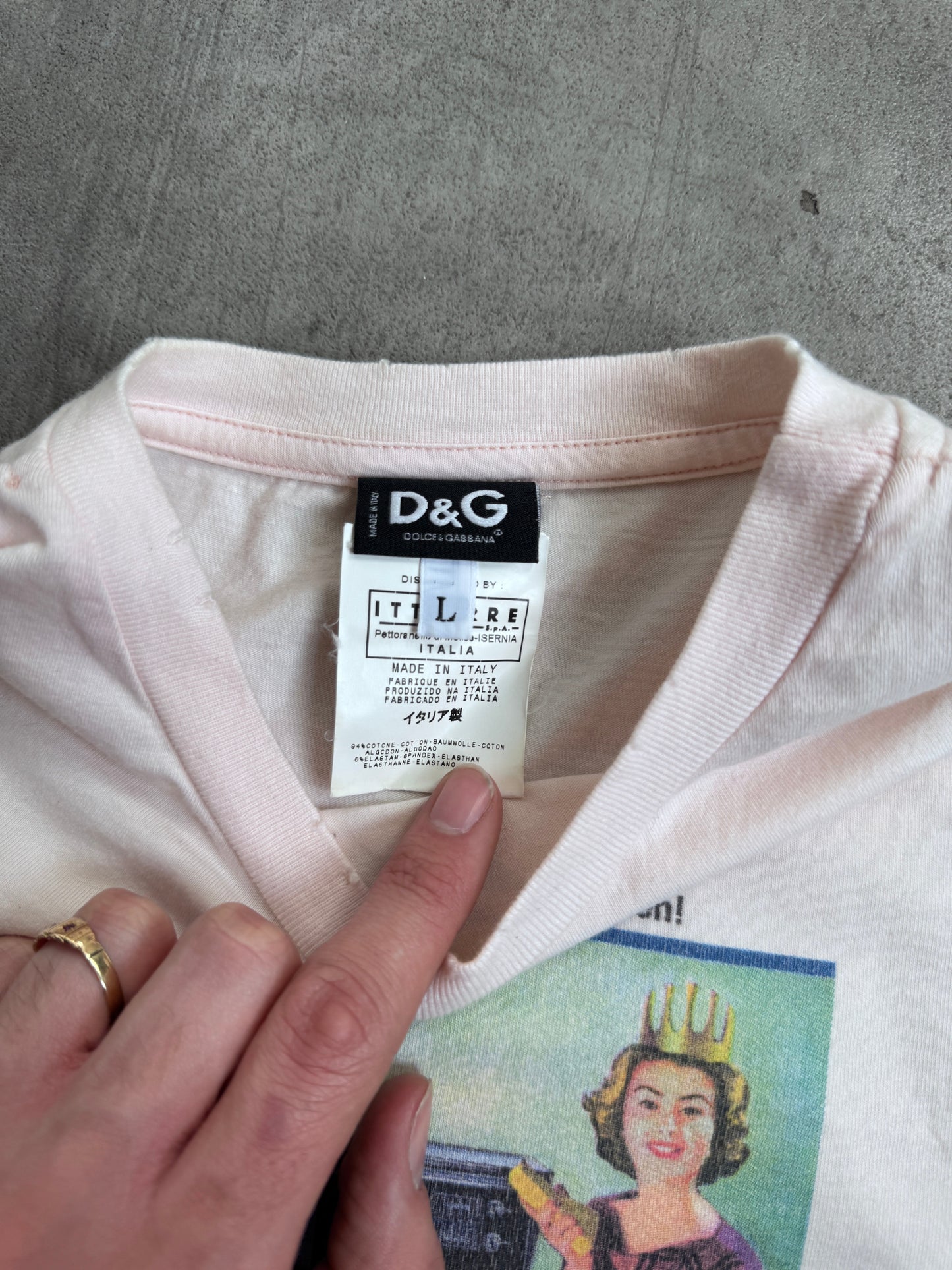 D&G Alcott Frigidaire Pink Hue Graphic Tee