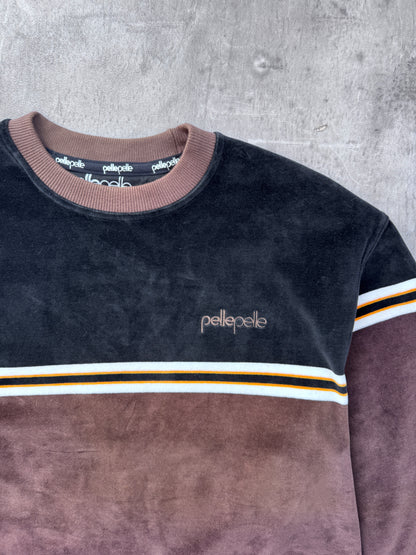 Pelle Pelle Velour Tri Tone Sweater